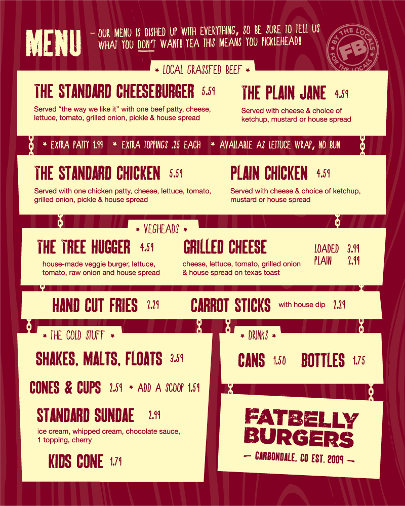 Menu Large